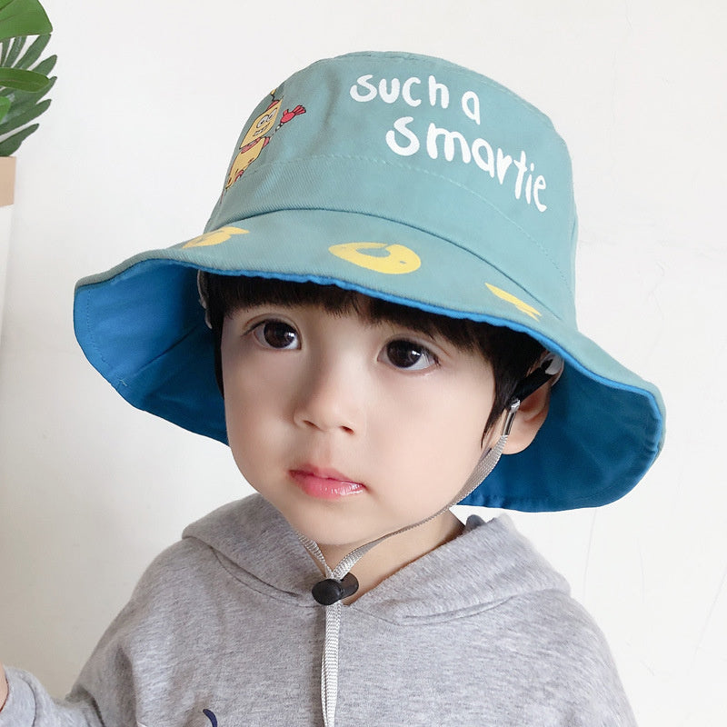 Spring And Autumn Thin Children Sunscreen Fisherman Hat