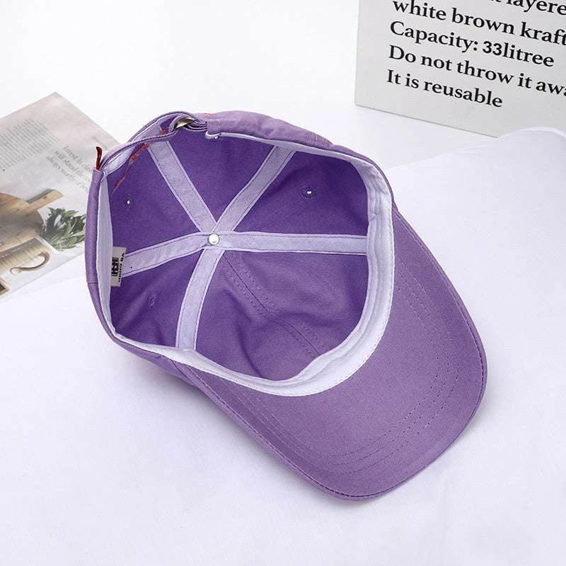 Fashion heart-shaped baseball cap