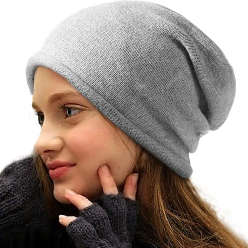 Curled Warm  Windproof Knitted Woolen Hat