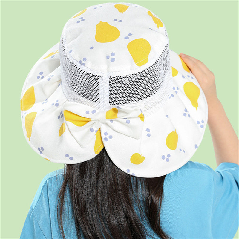 Summer Cartoon Lovely Children Breathable Sunshade Fisherman Hat