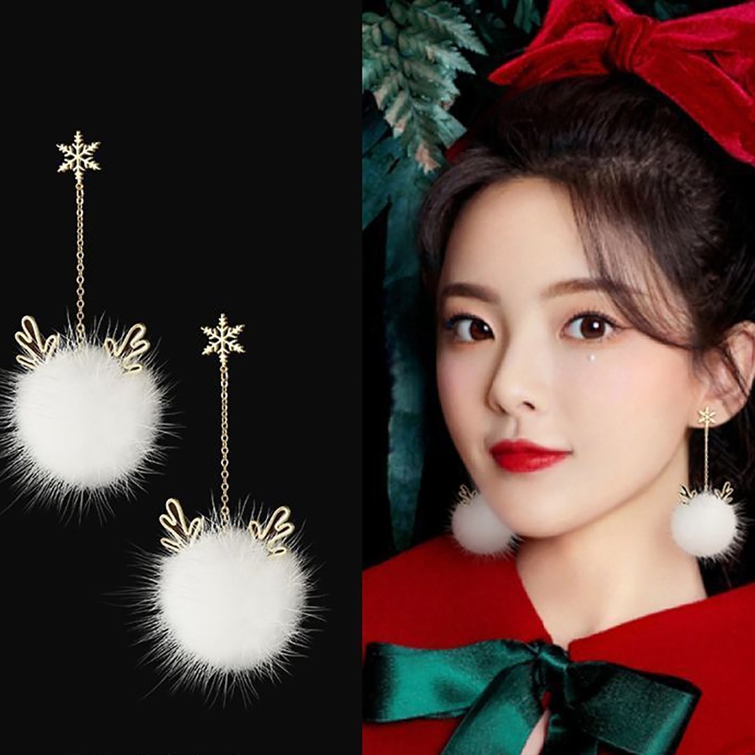 Christmas Elk Earrings(A Gift if Order Over $68）