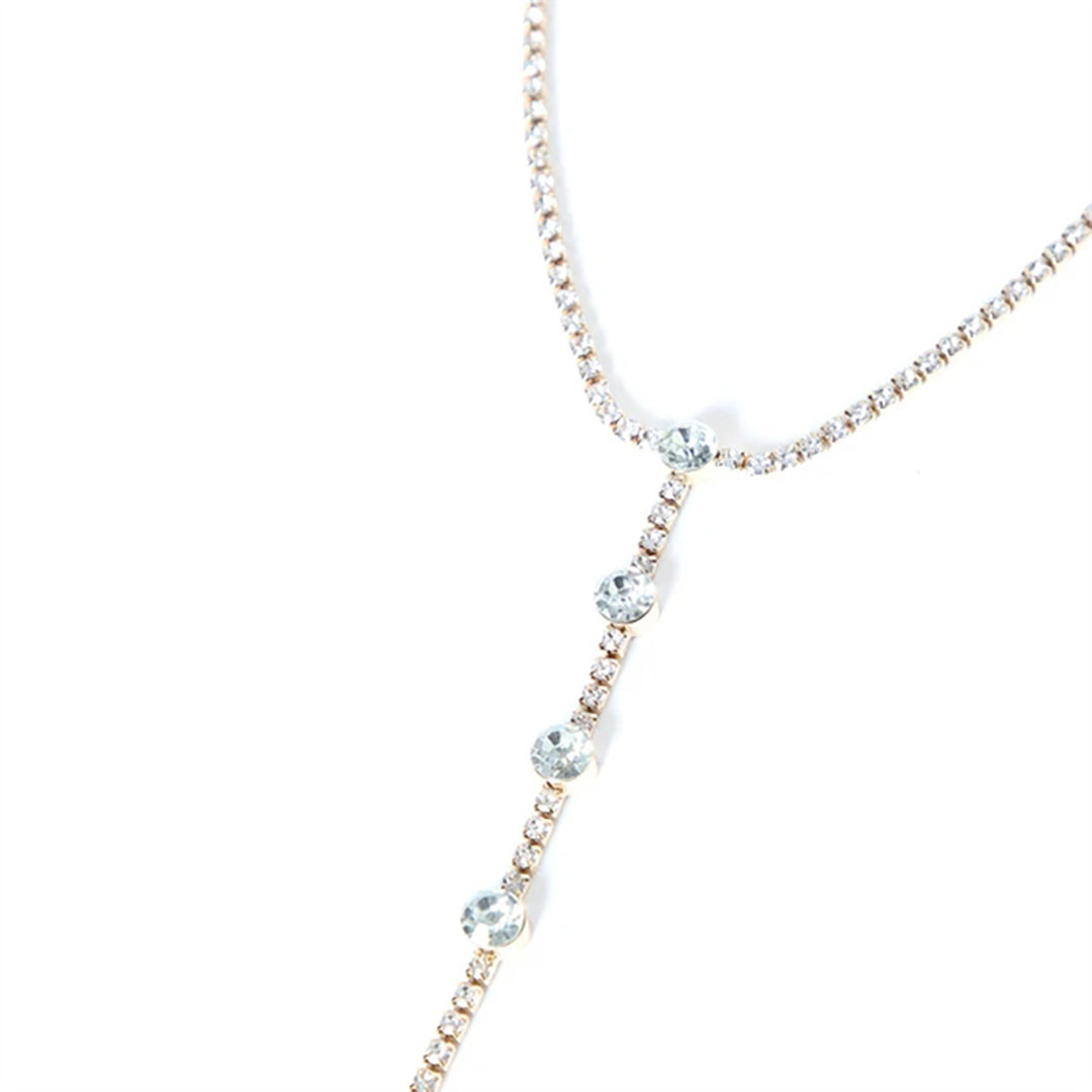 Fashion Women Rhinestone Pendant Necklace