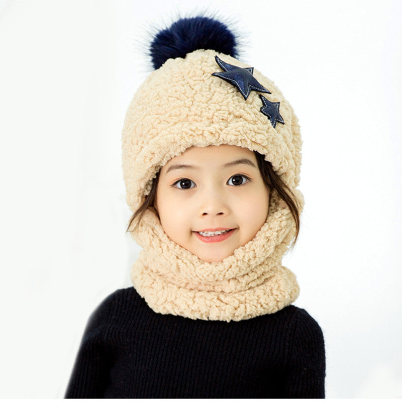 Warm Boys And Girls Ear Protector Face Cap Neck