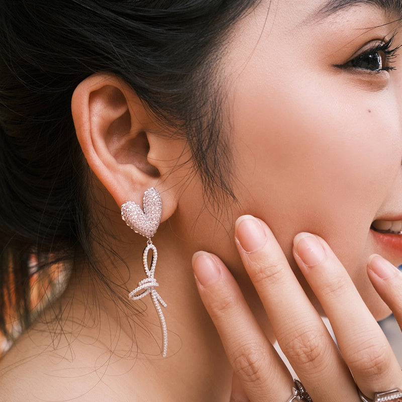 Pink Love Confession Balloon Earrings