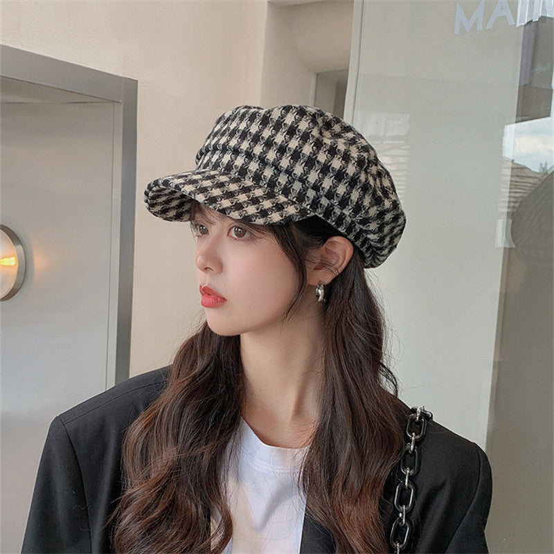 Versatile newsboy fashion duck tongue beret