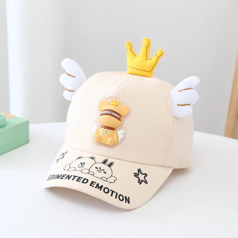 Cute angel baby cap