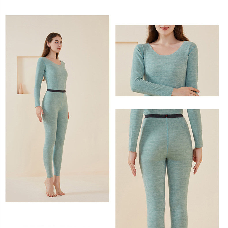 Non-marking Long Sleeve Thermal Underwear For Women