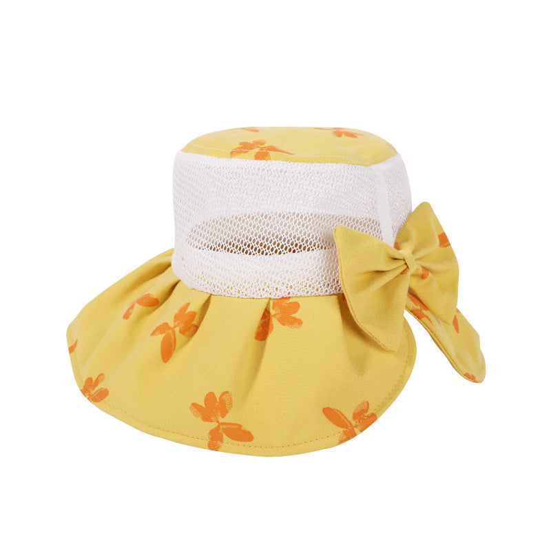 Summer Cartoon Lovely Children Breathable Sunshade Fisherman Hat