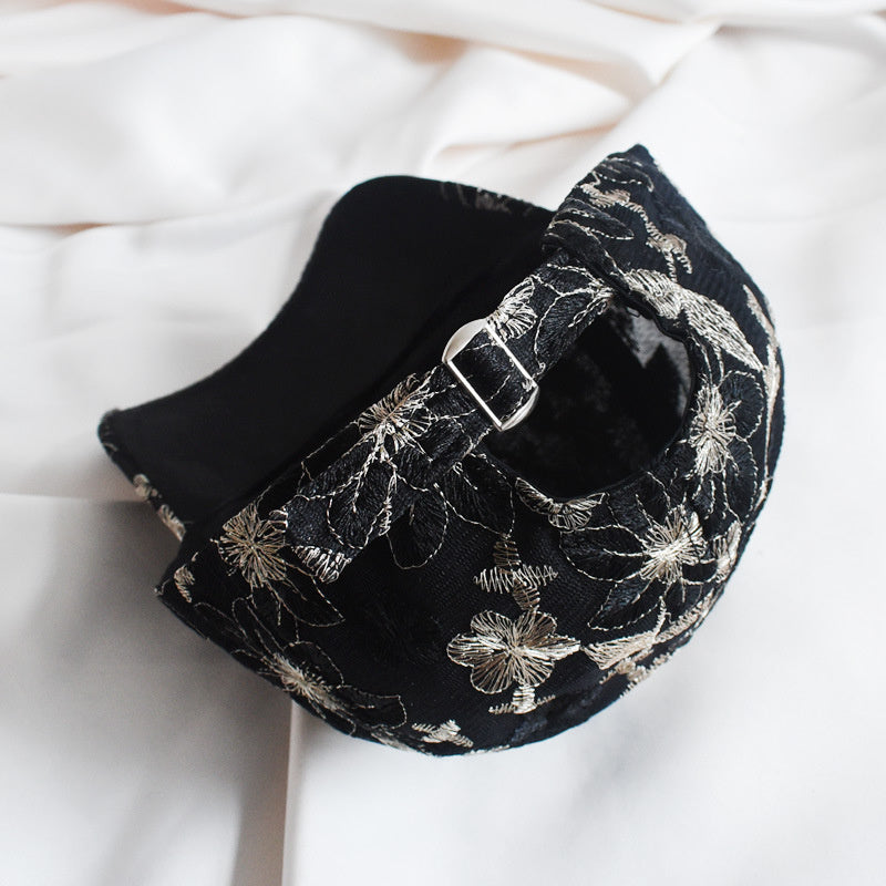 Lace sunshade fashion outdoor baseball cap