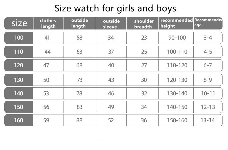 Traceless Round Collar Warm Suit For Boys And Girls