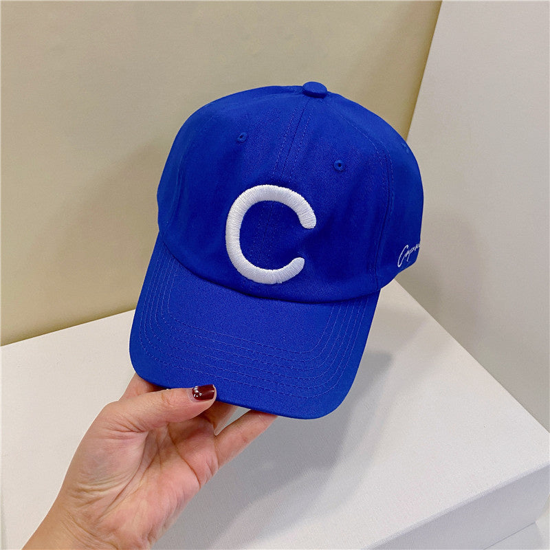 Letter C Design Embroidered Baseball Cap