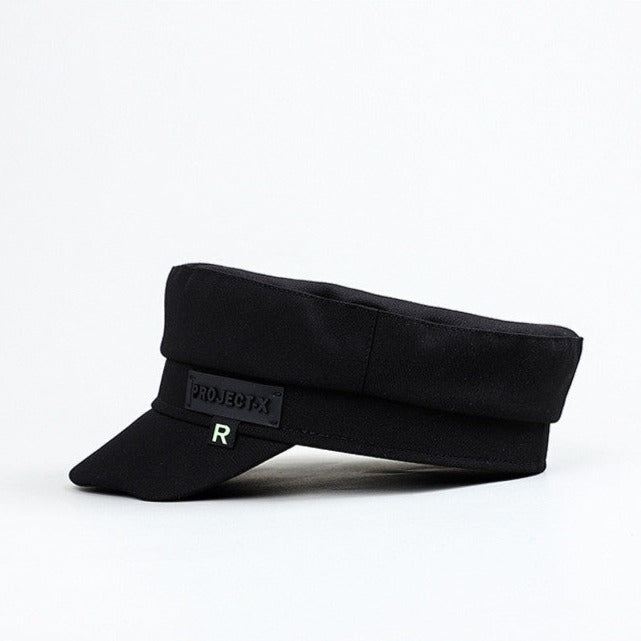 All-Match Flat-Topped Navy Beret