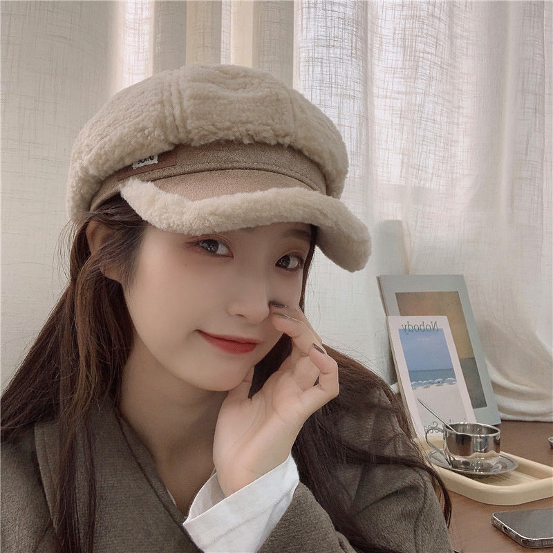 Versatile Retro Fashionable Temperament Octagonal Hat