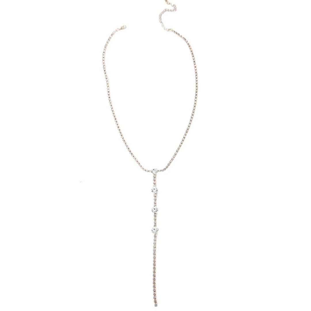 Fashion Women Rhinestone Pendant Necklace