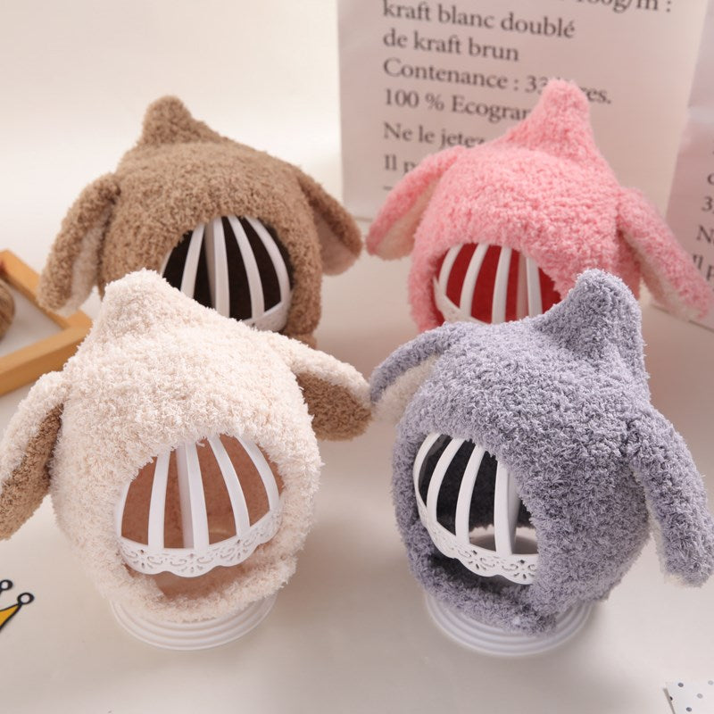 Long-eared Rabbit Plush Ear Protection Hat