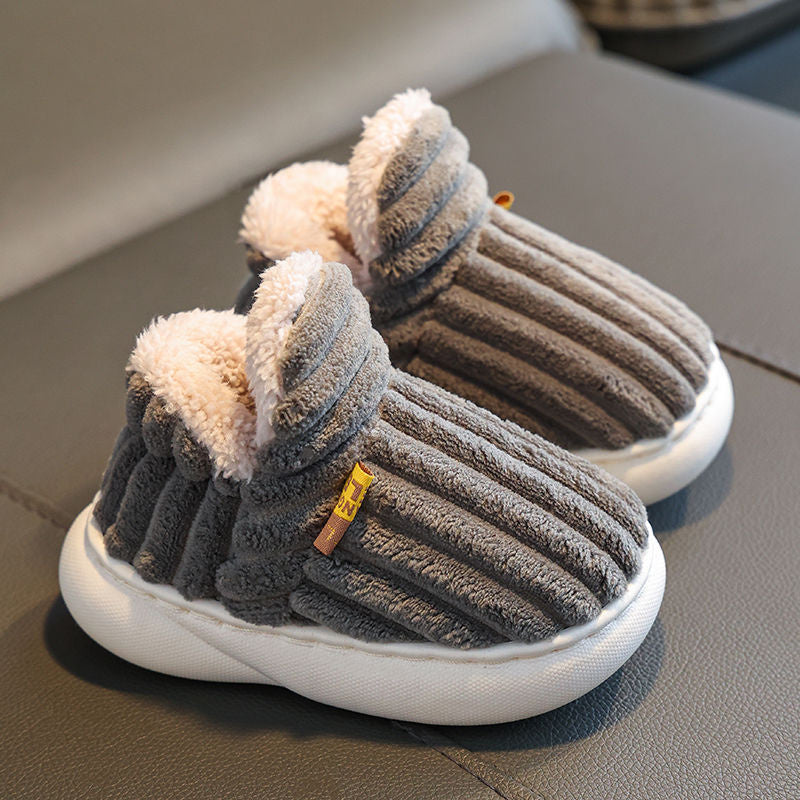 Children's Non-slip Woolen Cotton Shoes