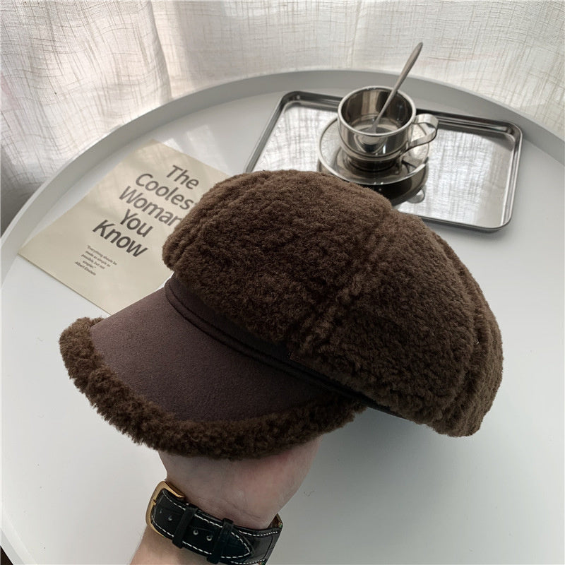 Versatile Retro Fashionable Temperament Octagonal Hat