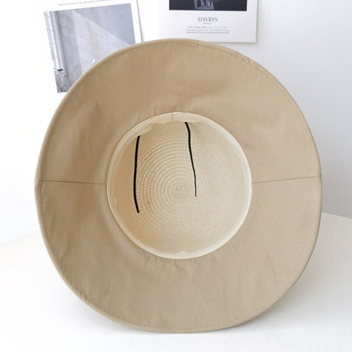 Folding fisherman's hat for sun protection