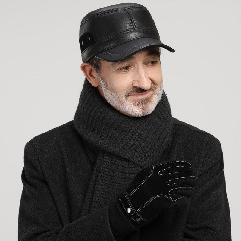 Winter Plush Lining Thicken Trucker Cap