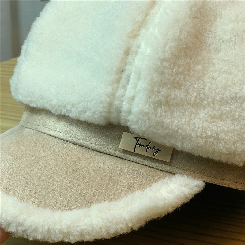 Casual Warm Laminate Vintage Painter's Hat