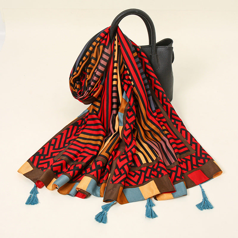 Vintage Bohemian Style Scarf