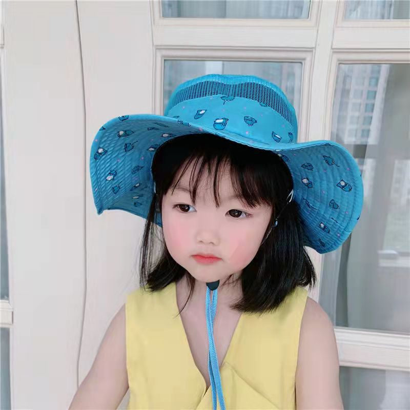 Summer sunshade neck beach hat