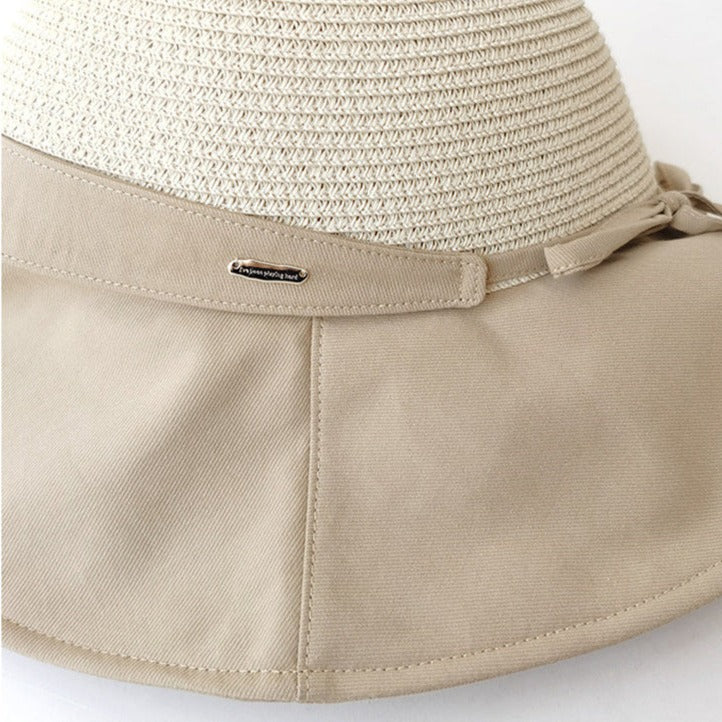 Folding fisherman's hat for sun protection