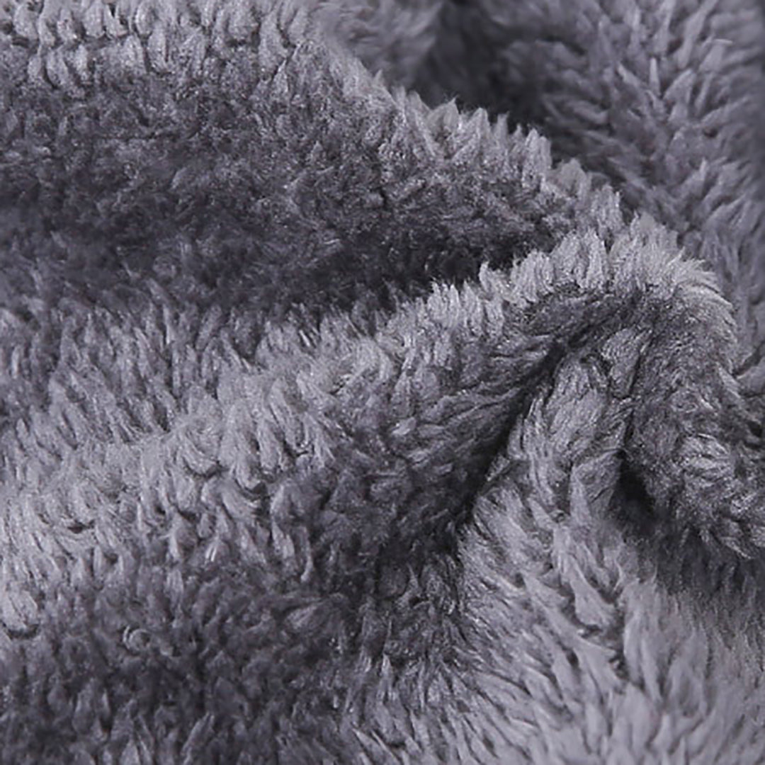 Men Warm Ear-protection Knitted Hat & Scarf 2 in 1