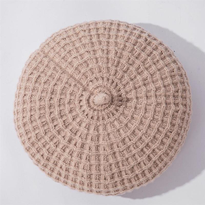 Solid Color Knitted Beret