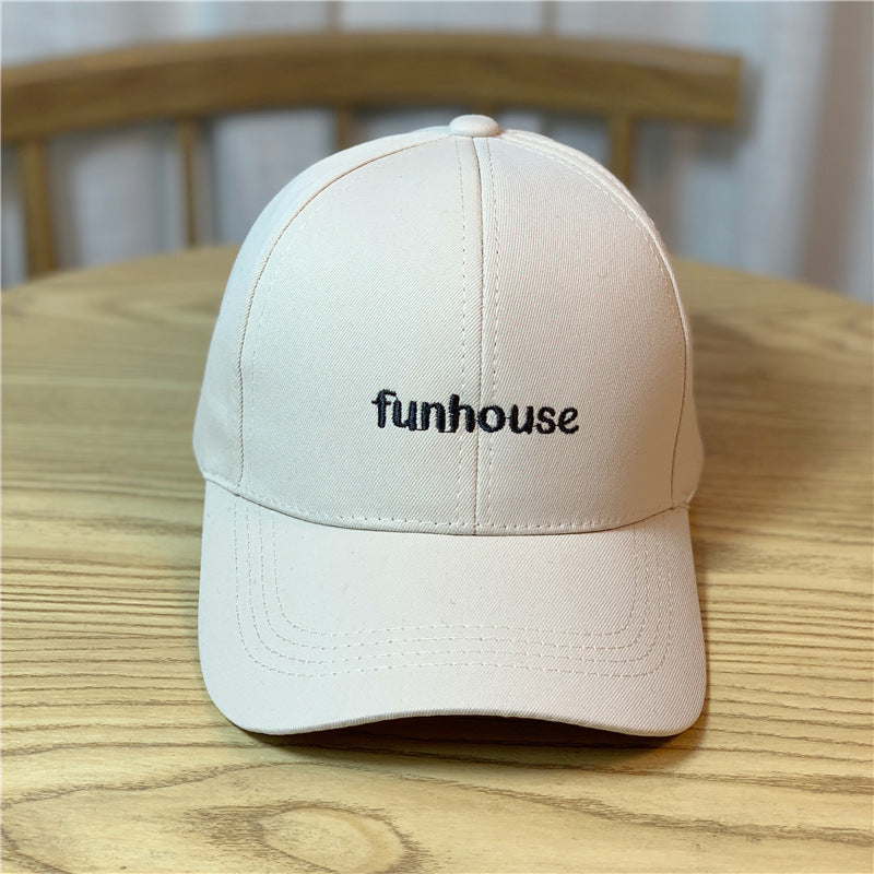 Funhouse Embroidered Couples Fashion Versatile Baseball Cap