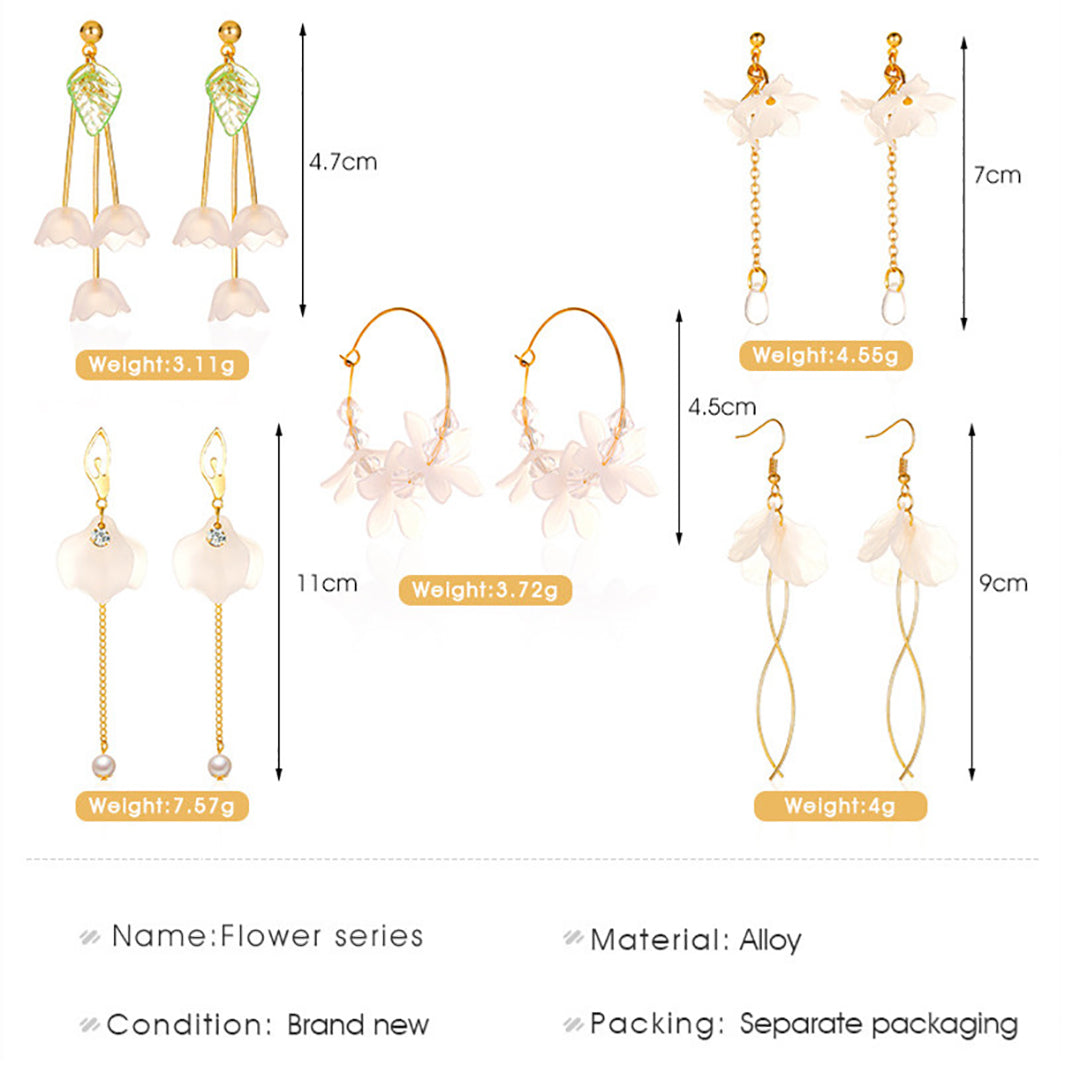 Ziibras™ Fairy Flower Series Tassel Long Earings