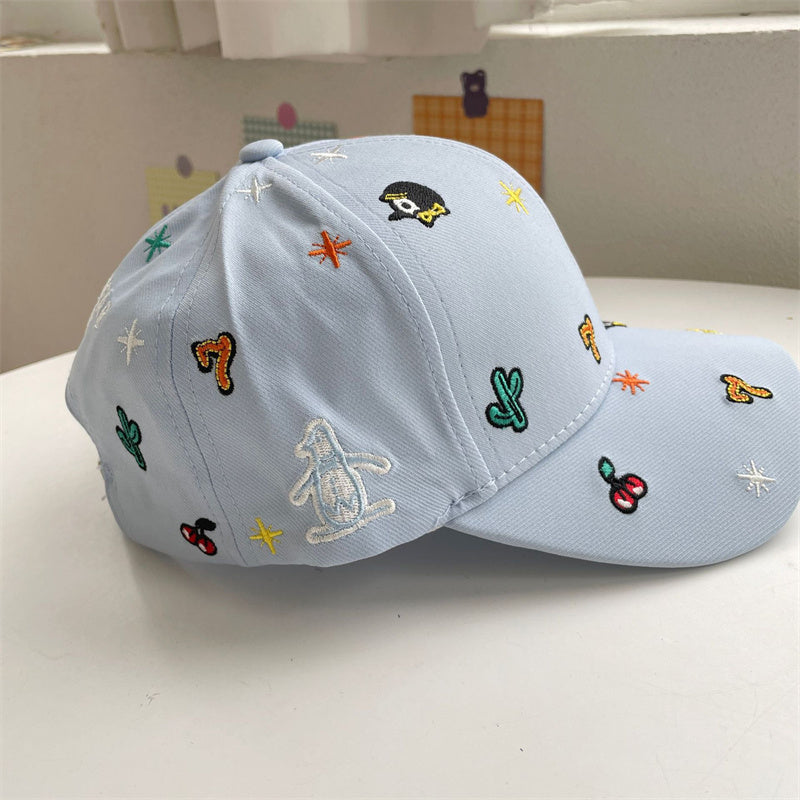 New Cartoon Baseball Cap For Children's Casual Sun Protection