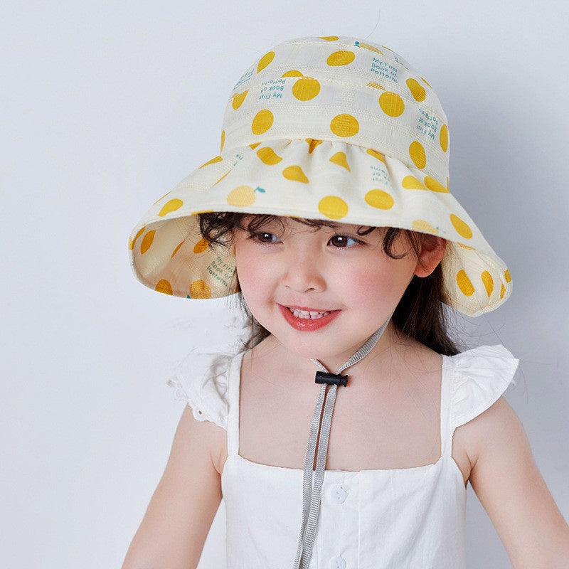 Summer Children's Beach Sunshade Fisherman Hat