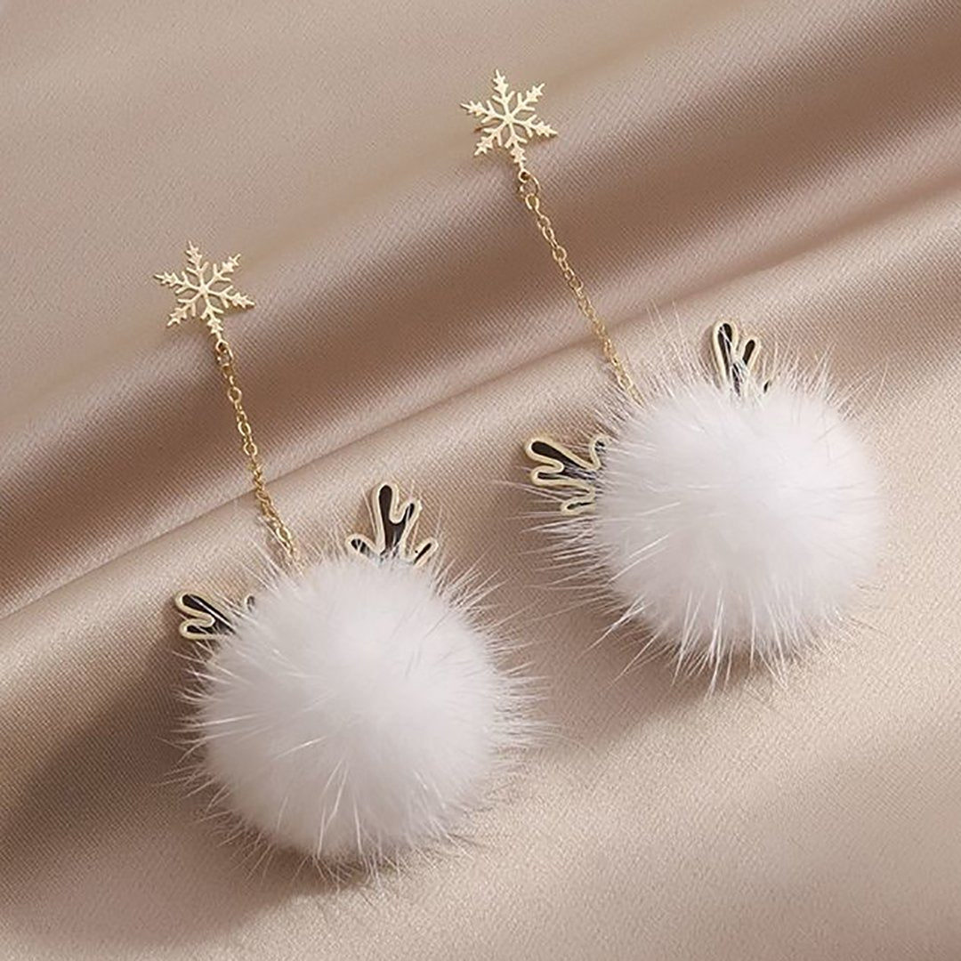 Christmas Elk Earrings(A Gift if Order Over $68）