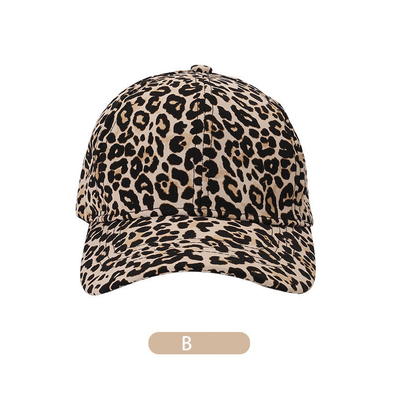 Hip Hop Leopard Print Casual Baseball Cap