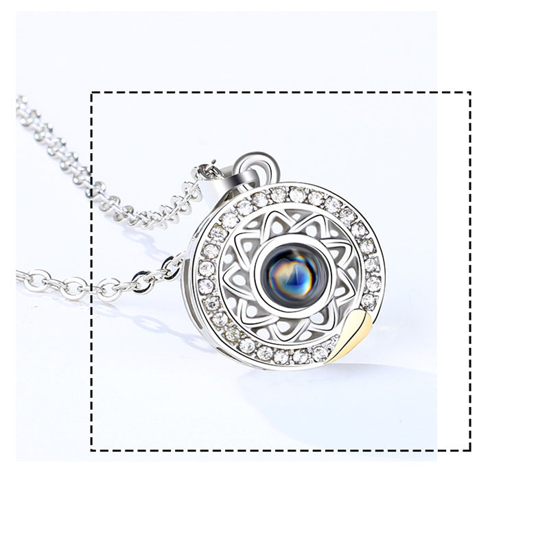 2 PCS / Set Sun Moon Necklaces for Lovers
