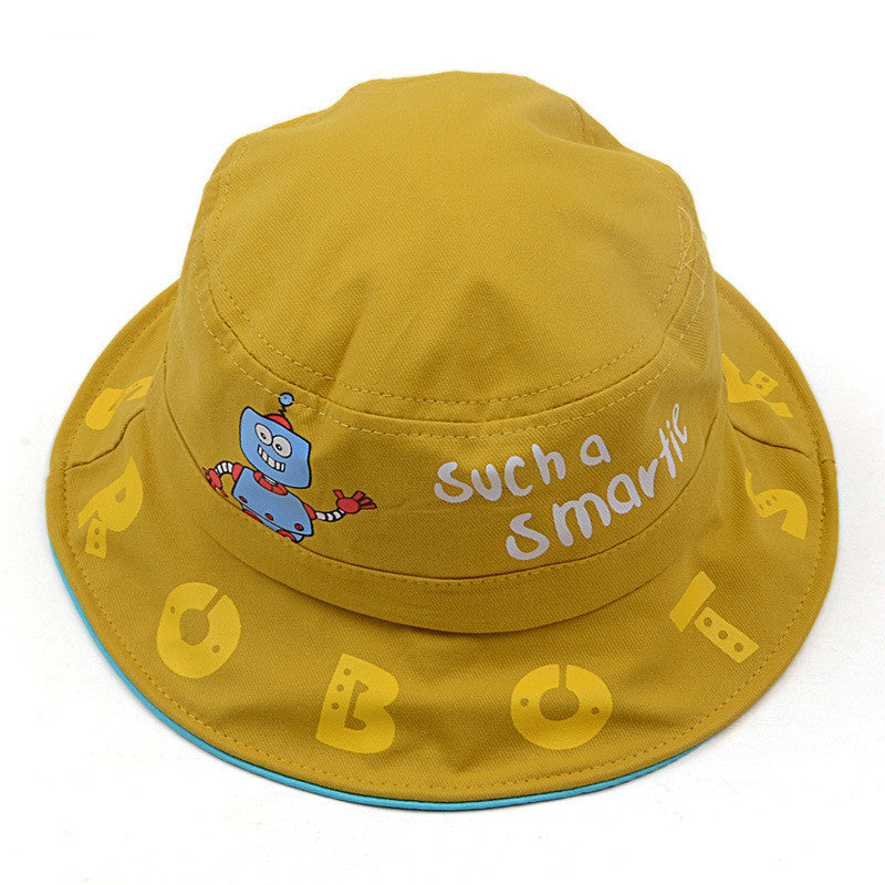 Spring And Autumn Thin Children Sunscreen Fisherman Hat