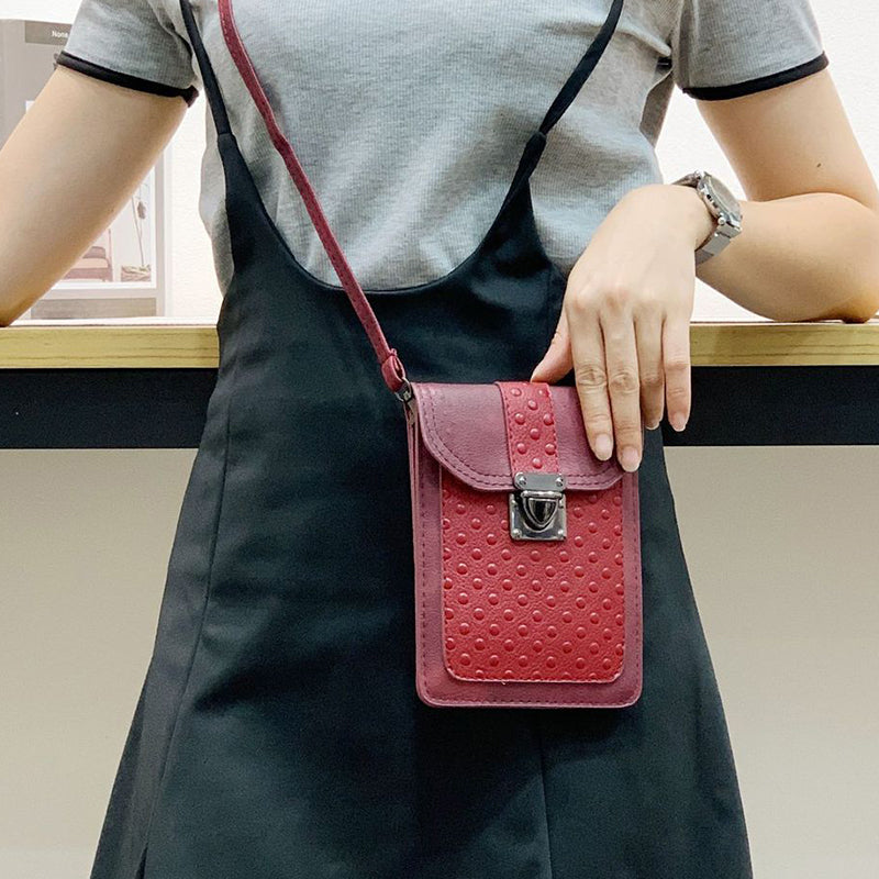 Fashion Two-Tone Polka Dot Shoulder Bag