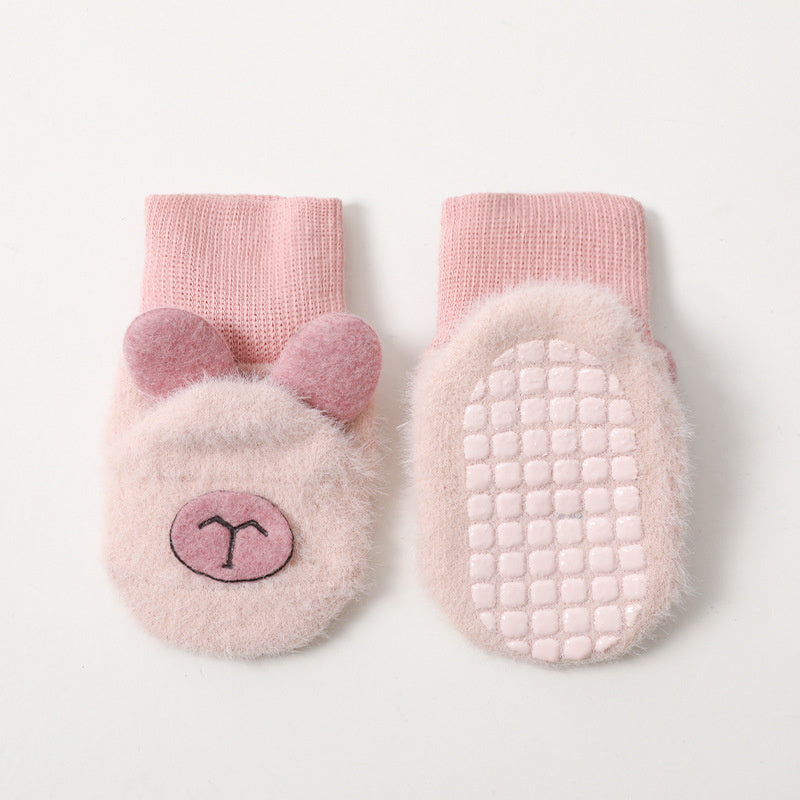 Thick Warm And Non-slip Cartoon Socks
