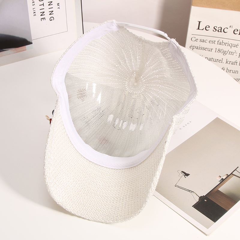 Sunscreen perforated breathable mesh cap