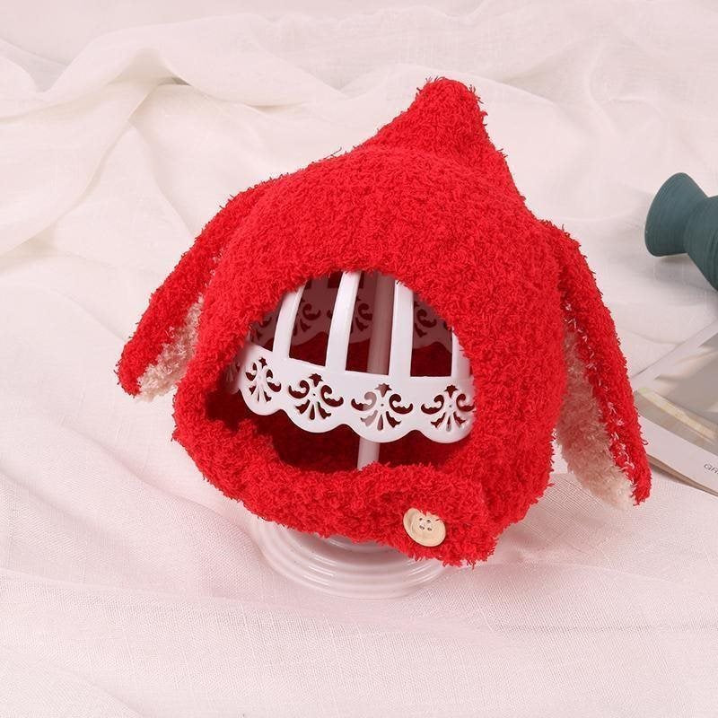 Long-eared Rabbit Plush Ear Protection Hat