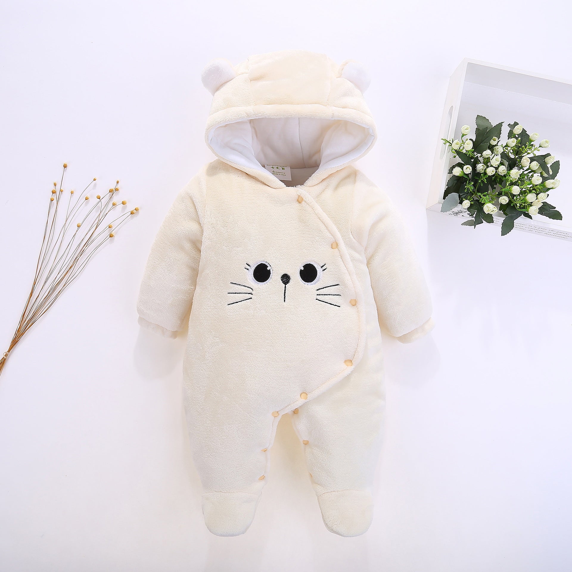 Baby's Thick Autumn And Winter Jumpsuit