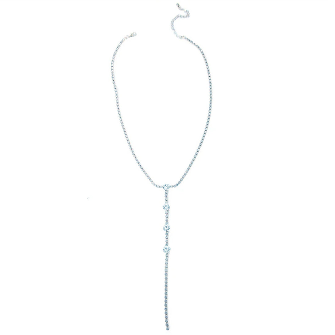 Fashion Women Rhinestone Pendant Necklace