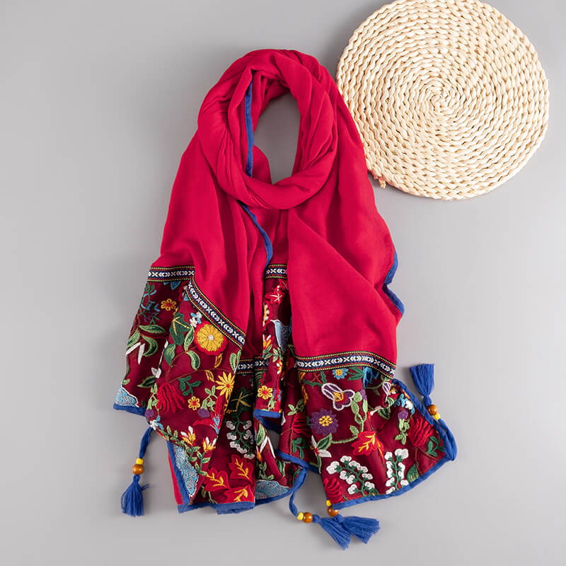 Ethnic Style Scarf For Travel