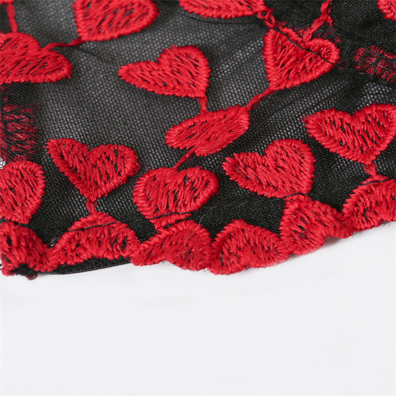 Large Size Lace Perspective Sexy Lingerie Set To 4XL