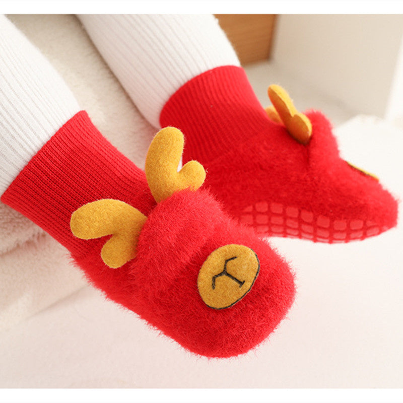 Thick Warm And Non-slip Cartoon Socks