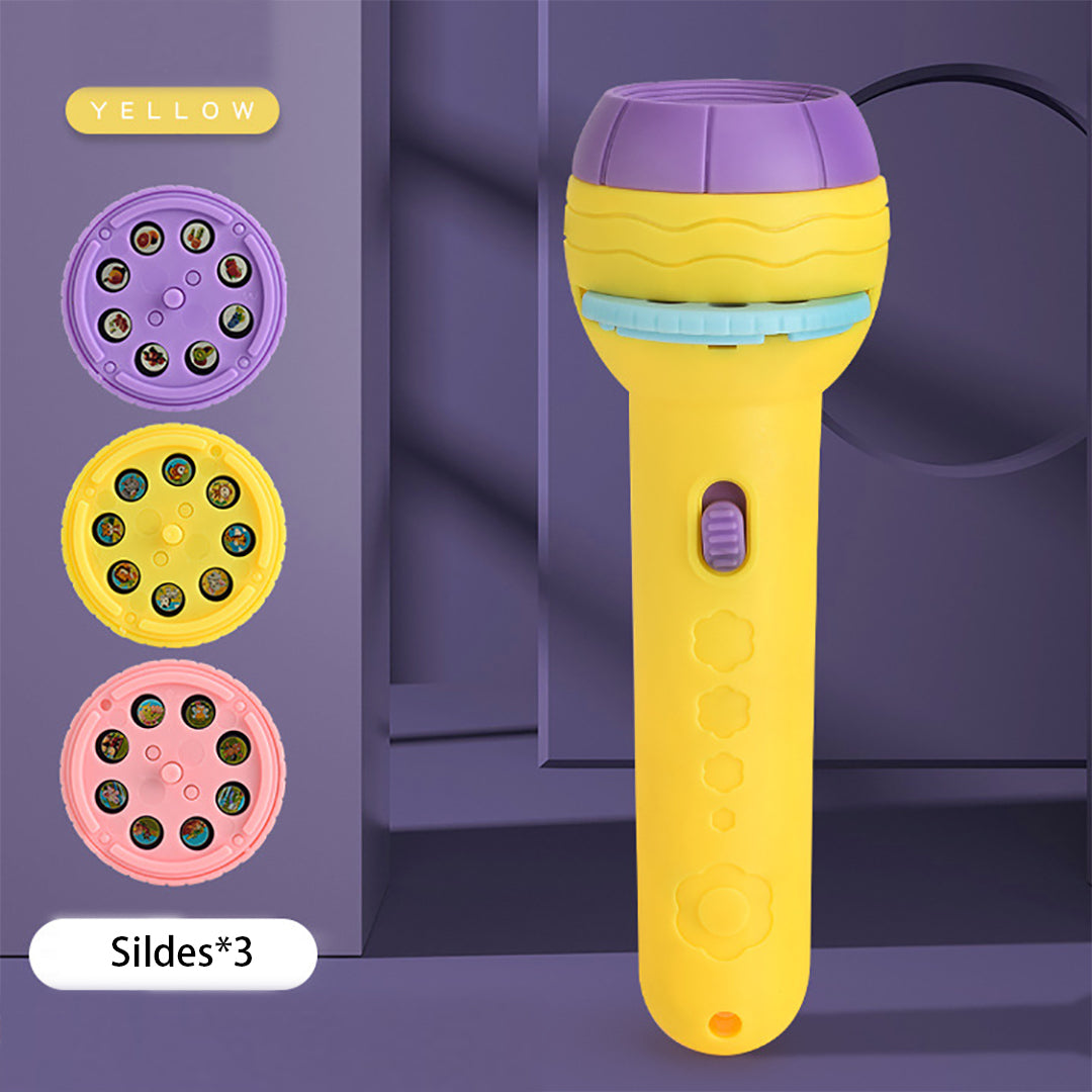 Children Early Education Flashlight Various Cartoon Patterns Projector