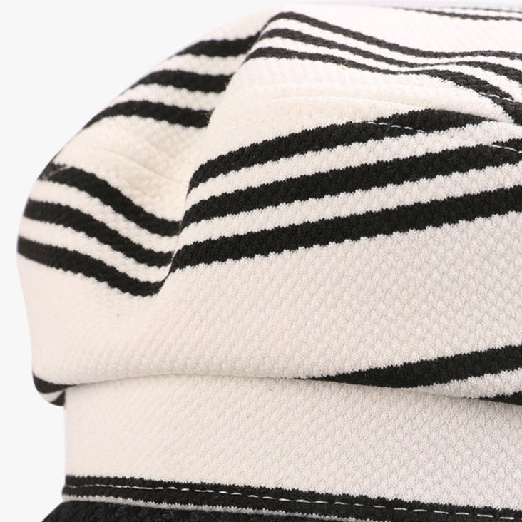 Spring Lndividual Style Striped Beret