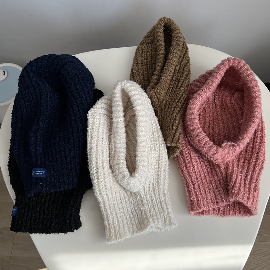 Fashion Winter Knitted Warm Scarf Hat