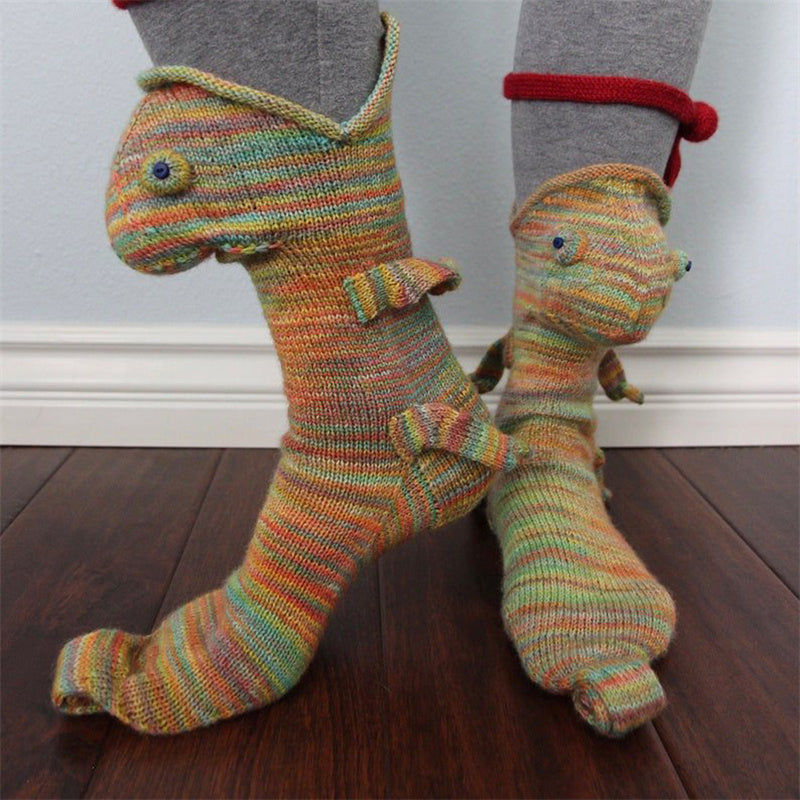 Winter Knitted Animal Warm Socks